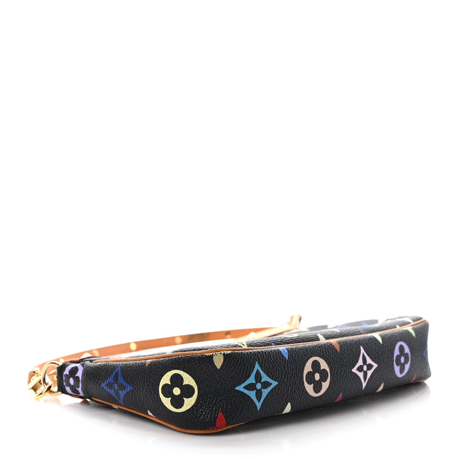 Louis Vuitton Monogram Multicolor Pochette Accessories Black 4 of 11