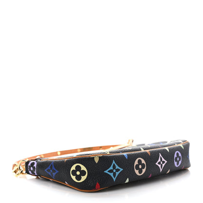 Louis Vuitton Monogram Multicolor Pochette Accessories Black 4 of 11