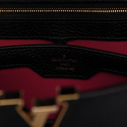 Louis Vuitton Taurillon Capucines BB Black 8 of 9