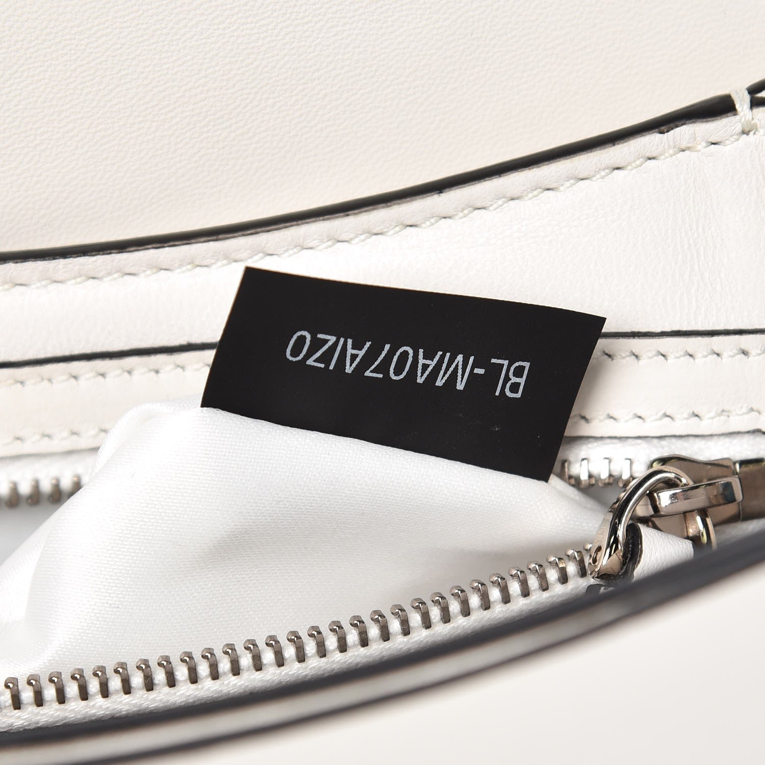 Valentino Garavani Vitello Loveblade Embellished Chain Flap Bag White 7 of 8
