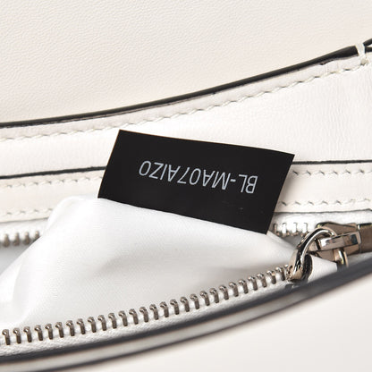 Valentino Garavani Vitello Loveblade Embellished Chain Flap Bag White 7 of 8
