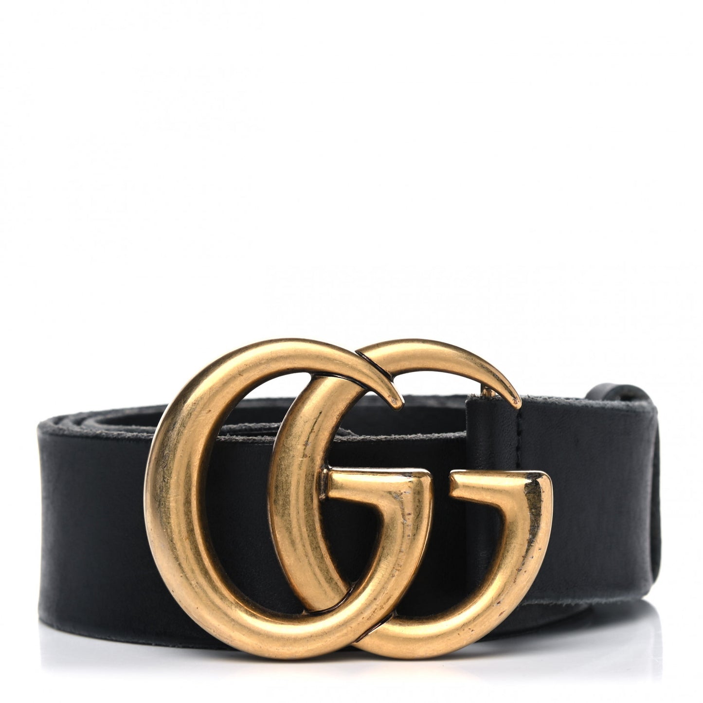 Faded Calfskin Double G 40mm Belt 85 34 Black