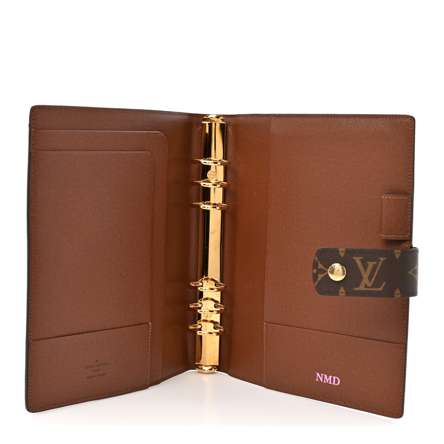 Monogram Large Ring Agenda Cover