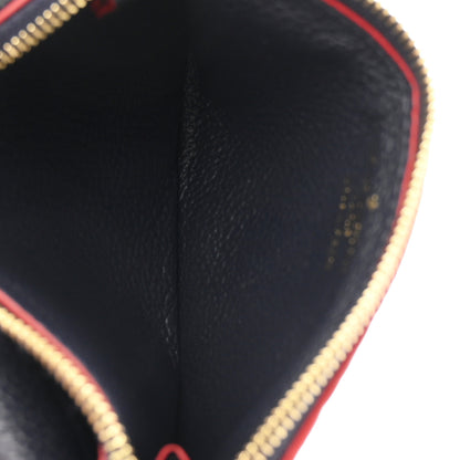 Louis Vuitton Empreinte Recto Verso Card Holder Marine Rouge 5 of 7