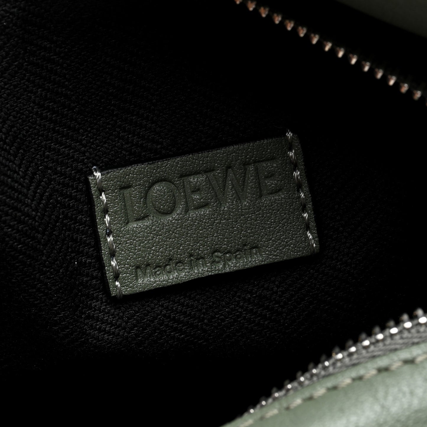 Calfskin Mini Puzzle Bumbag Dark Sage