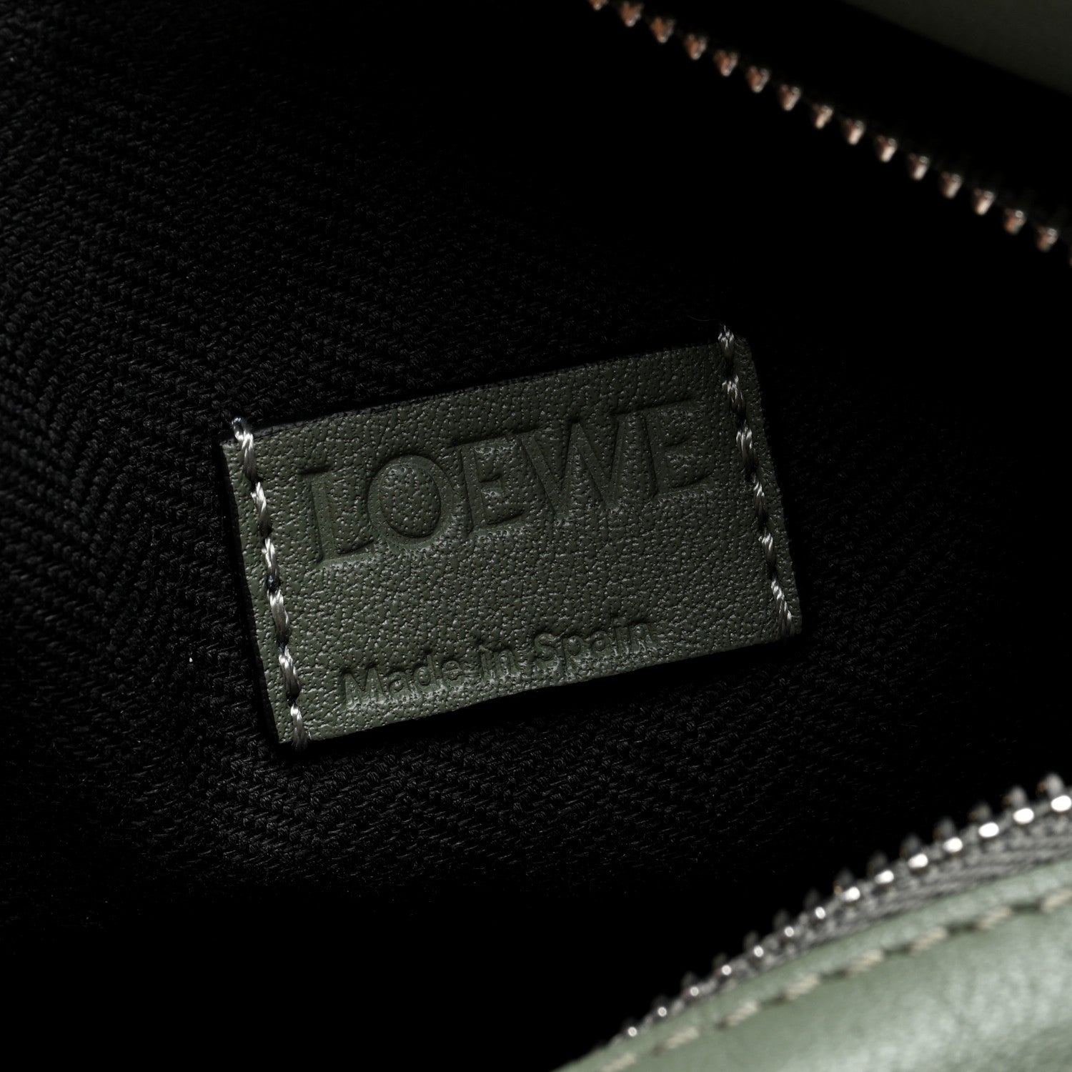 Loewe Calfskin Mini Puzzle Bumbag Dark Sage 5 of 8