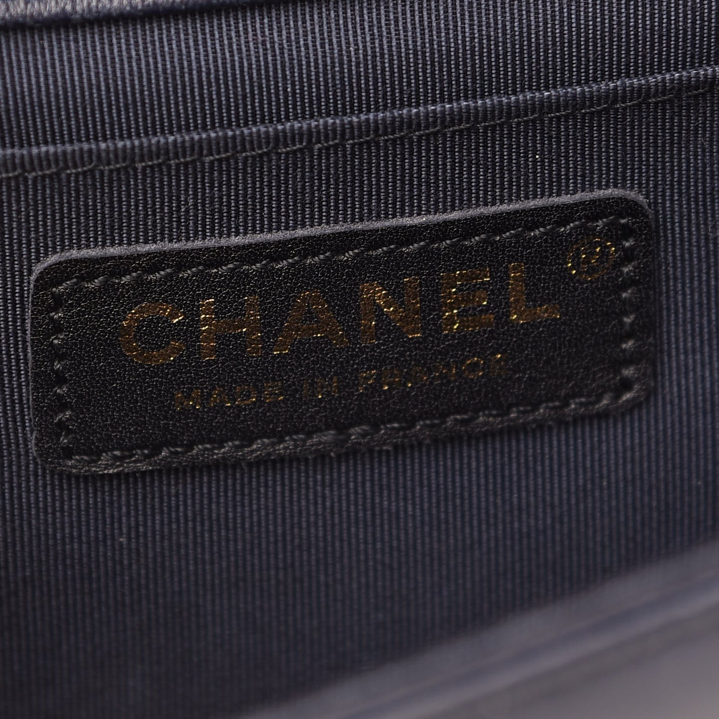 Lambskin Quilted Medium Boy Flap Dark Navy