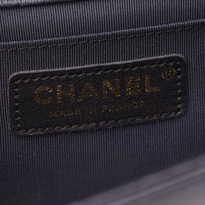 Chanel Lambskin Quilted Medium Boy Flap Dark Navy 5 of 11