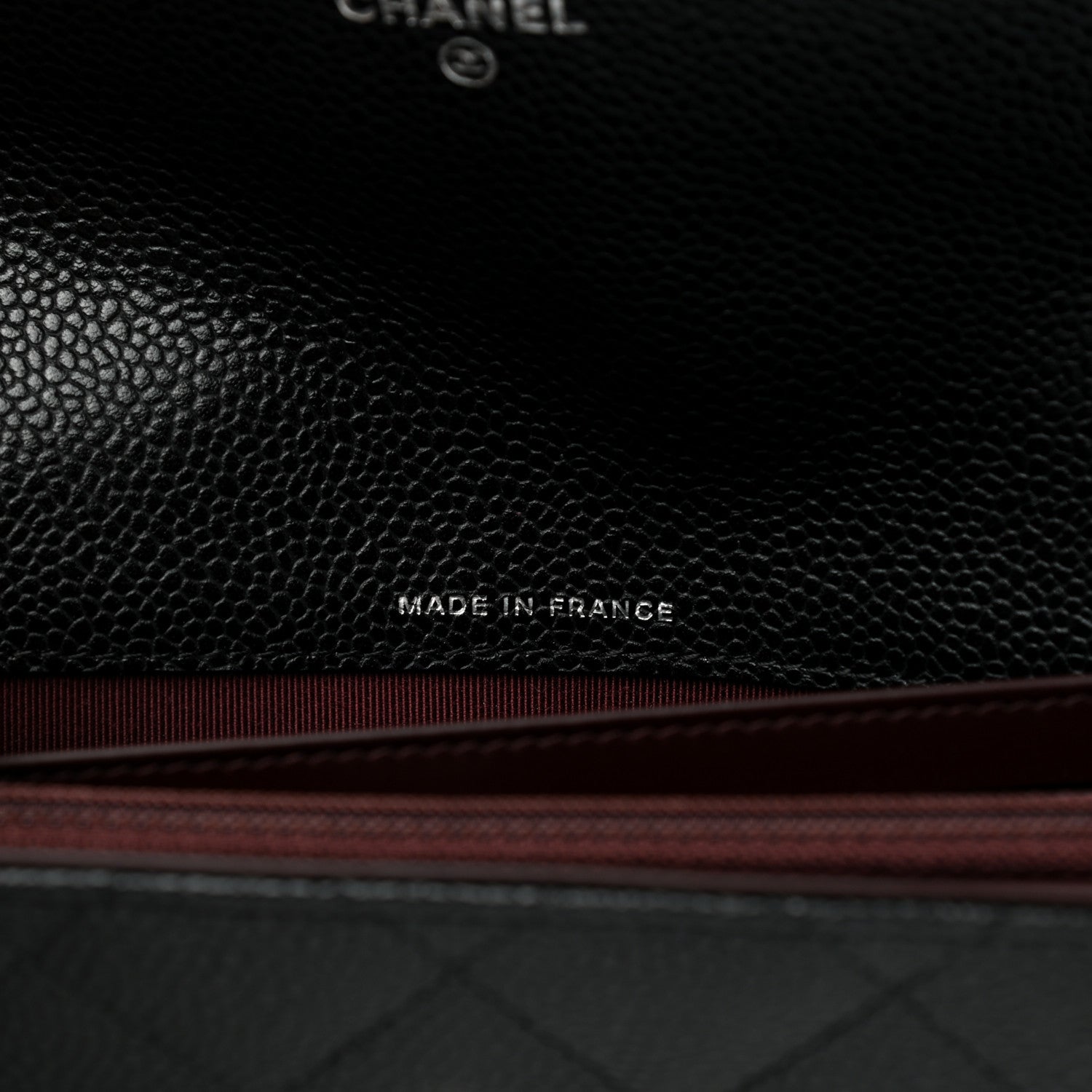 Chanel Caviar Quilted Large Gusset Flap Wallet Black 7 of 8
