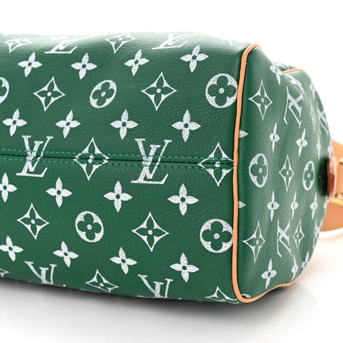 Calfskin Monogram Speedy P9 Bandouliere 25 Green