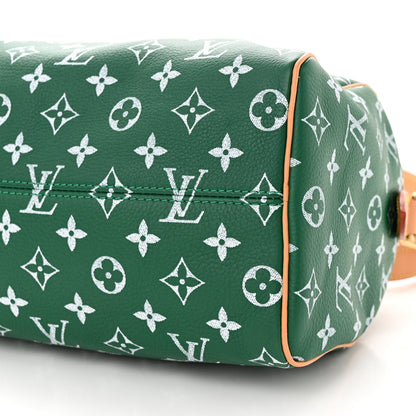 Louis Vuitton Calfskin Monogram Speedy P9 Bandouliere 25 Green 11 of 11