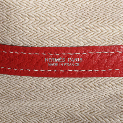 Hermes Vache Country Garden Party 36 MM Rouge Casaque 10 of 14
