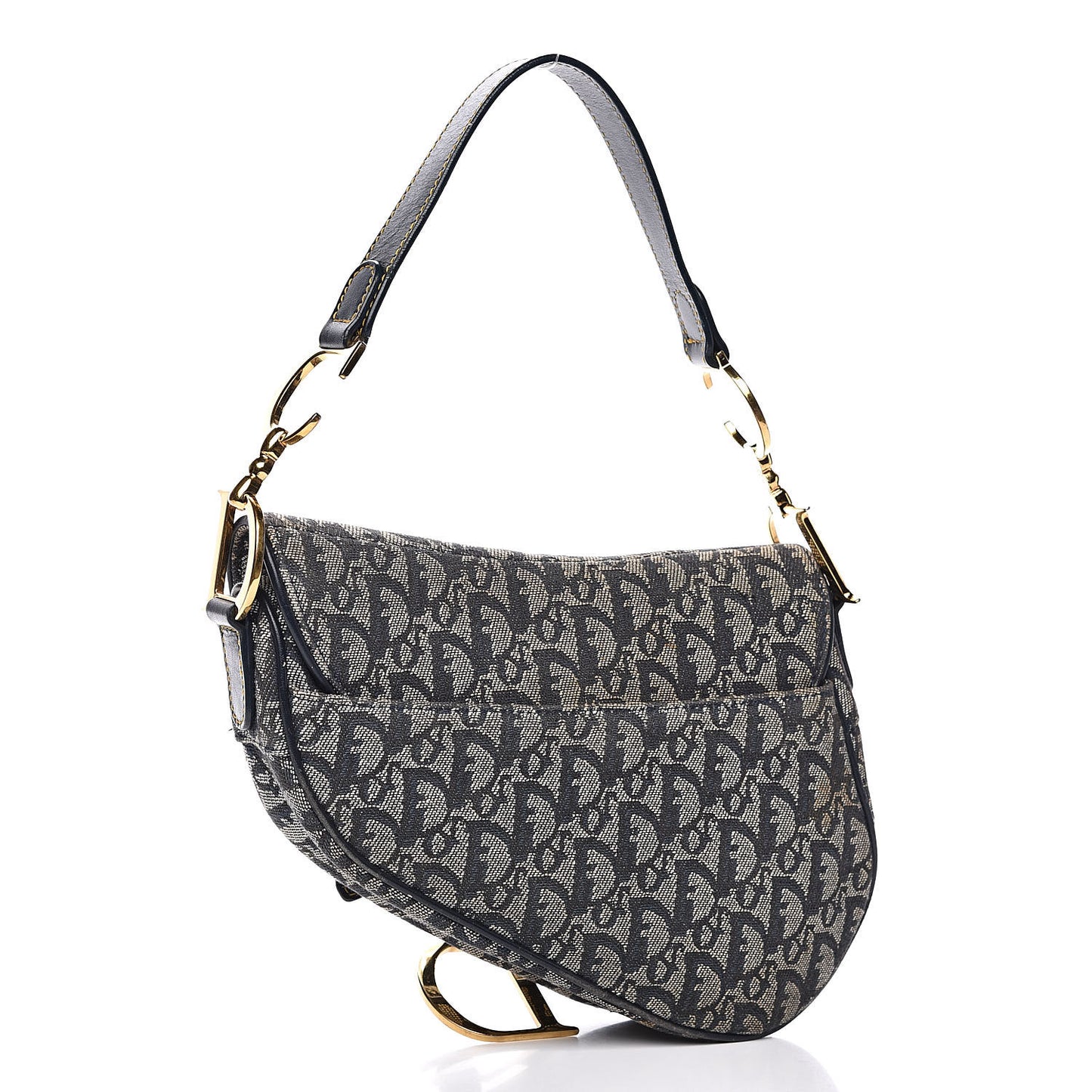 Monogram Saddle Bag Black