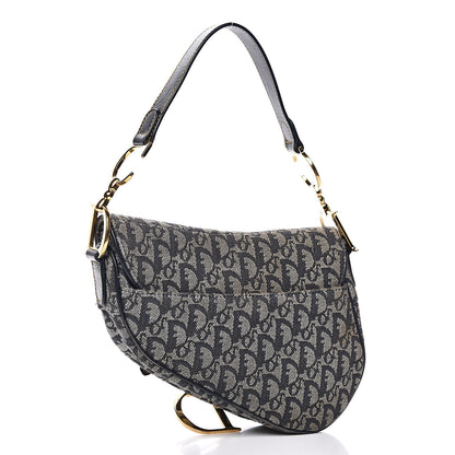 Christian Dior Monogram Saddle Bag Black 3 of 15