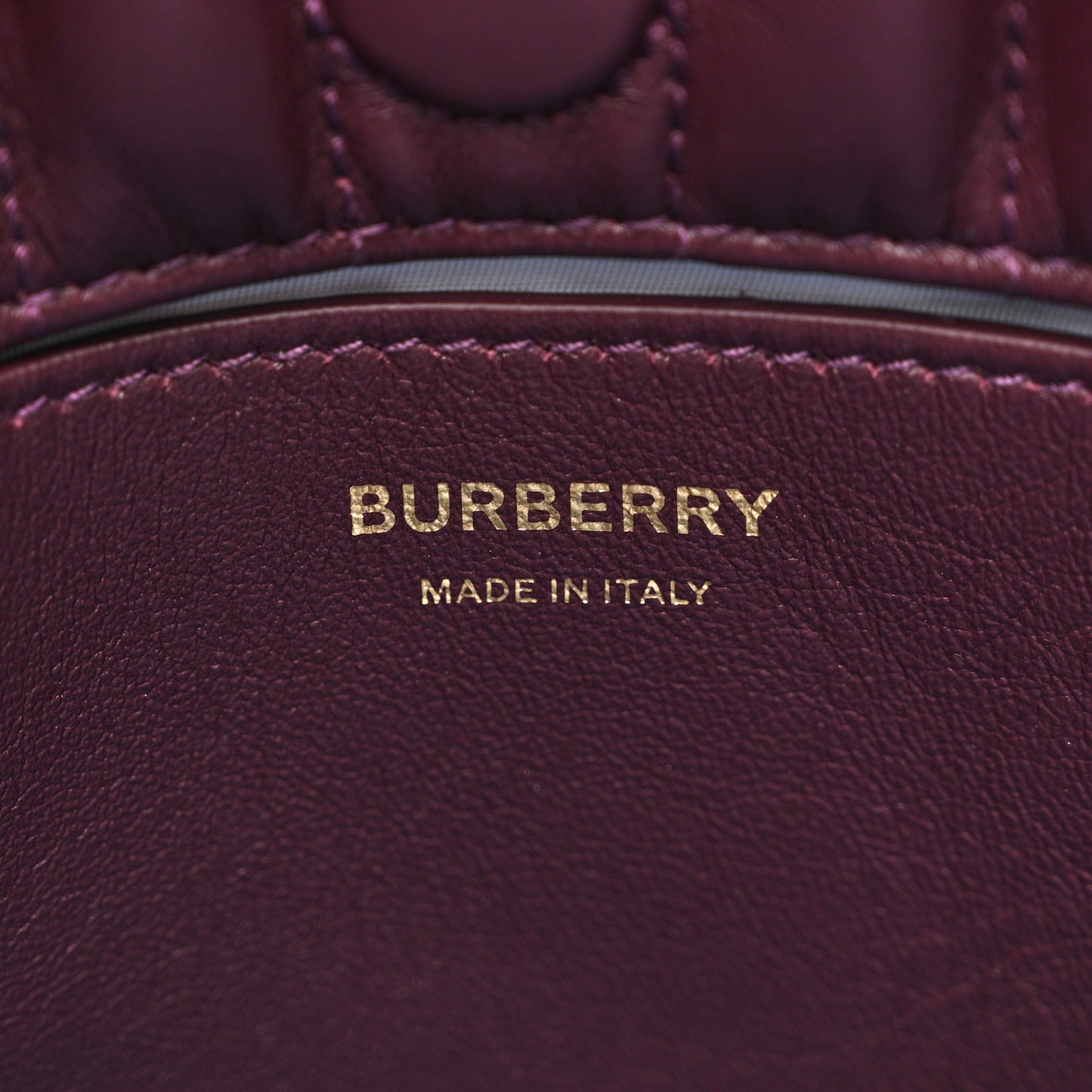 Lambskin Quilted Small Lola Bucket Bag Deep Maroon