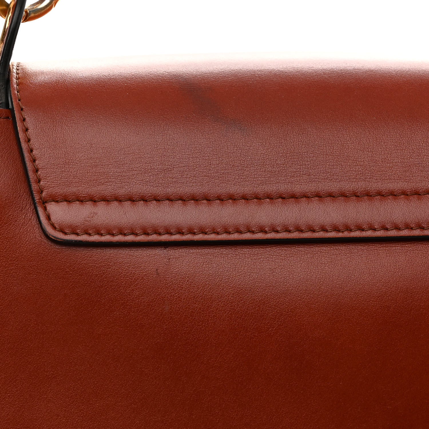 Chloe Calfskin Suede Large Tess Bag Sepia Brown 18 of 21