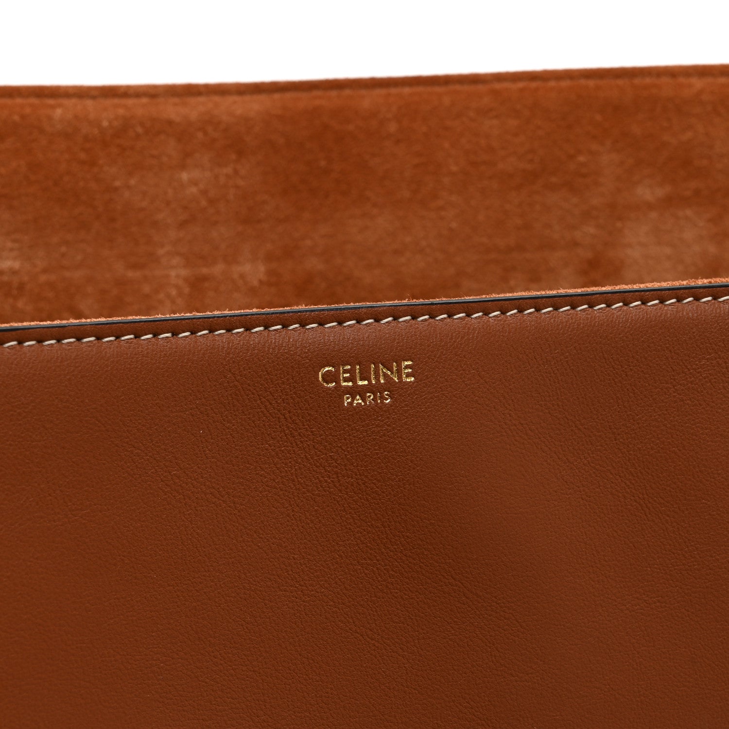 Celine Calfskin Large Soft 16 Bag Tan 7 of 11