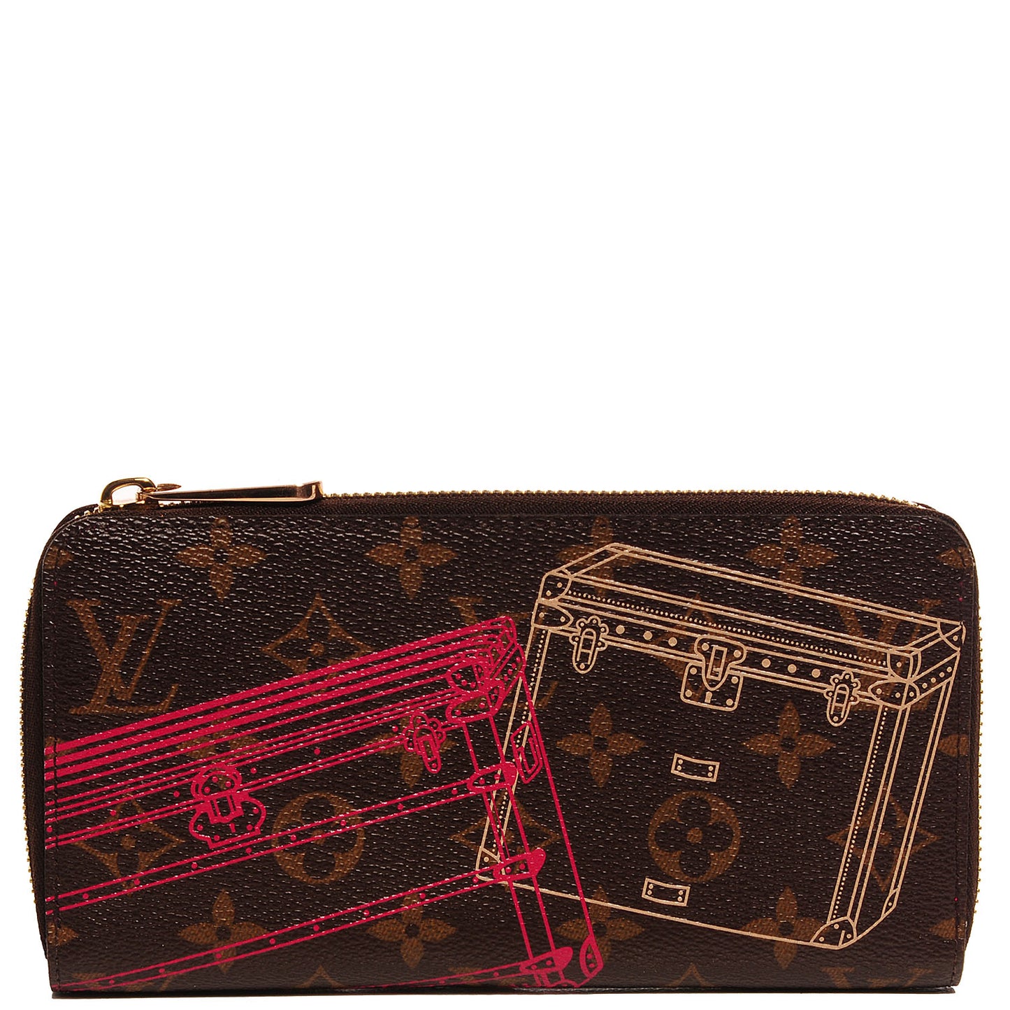 Monogram 2014 Christmas Animation Zippy Wallet