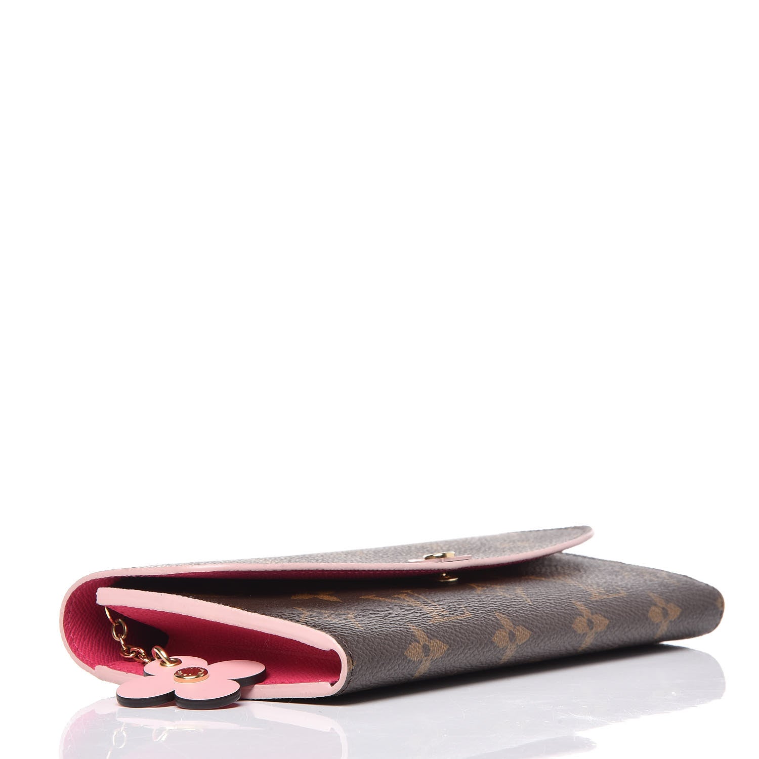Louis Vuitton Monogram Bloom Flower Emilie Wallet 4 of 9