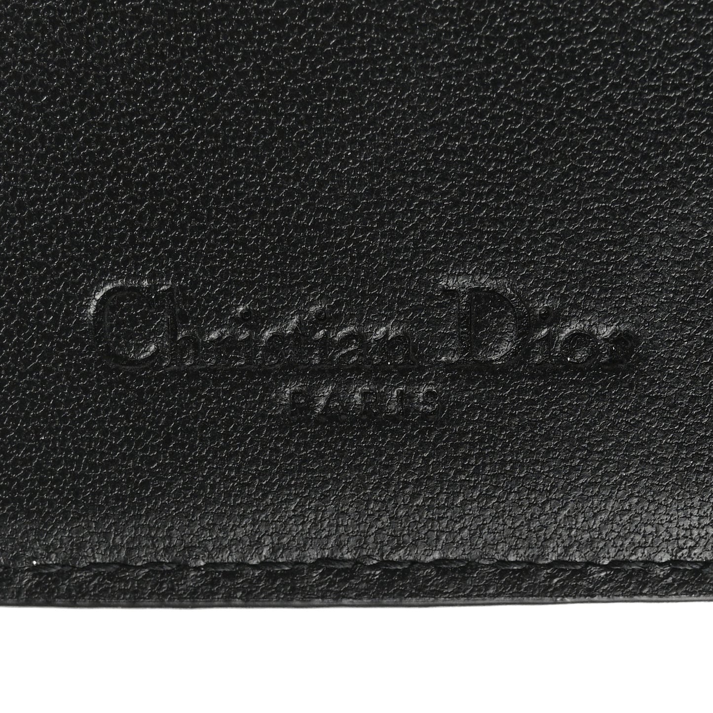 Lambskin Cannage Small Lady Dior Flap Card Holder Black