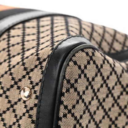 Gucci Diamante Vintage Web Medium Boston Black 9 of 29