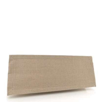 Saint Laurent Linen Calfskin Rive Gauche Tote Beige Sea Salt 4 of 13