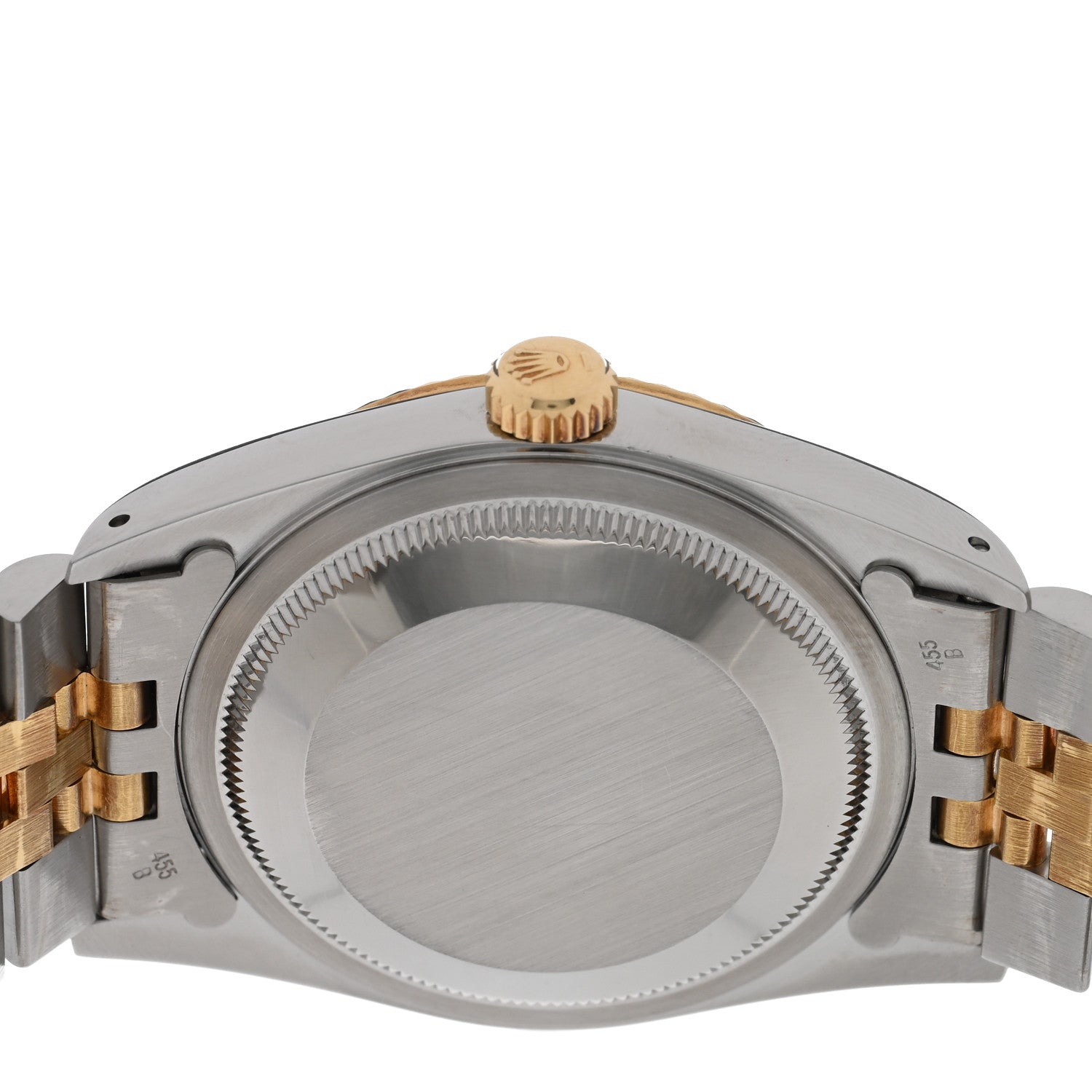 Rolex Stainless Steel 18K Yellow Gold Diamond 36mm Oyster Perpetual Datejust Watch Champagne 16233 4 of 4