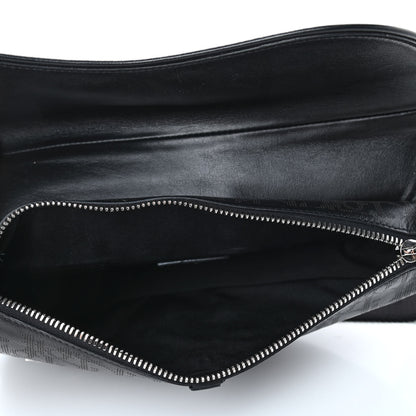 Christian Dior Calfskin Perforated Oblique Galaxy Mens Saddle Bag Black 4 of 4