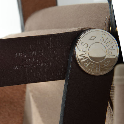 Hermes Toile Cabag Twist 42 GM Etoupe 11 of 11