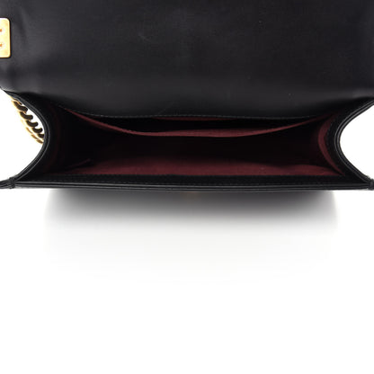 Chanel Caviar Suede Calfskin Chevron Medium Boy Flap Black 5 of 13