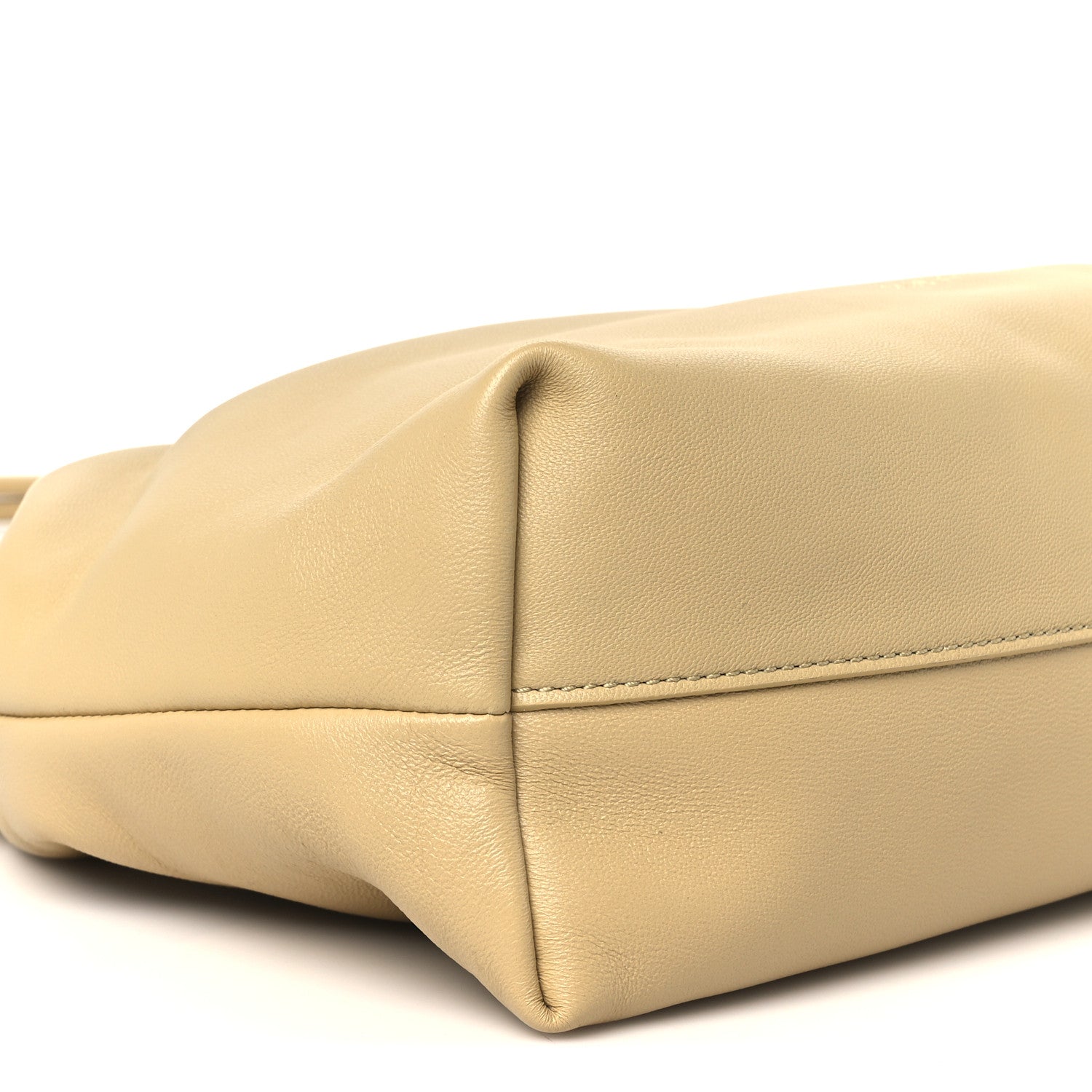 Loewe Mellow Nappa Medium Donut Chain Flamenco Knot Clutch Sahara 9 of 10