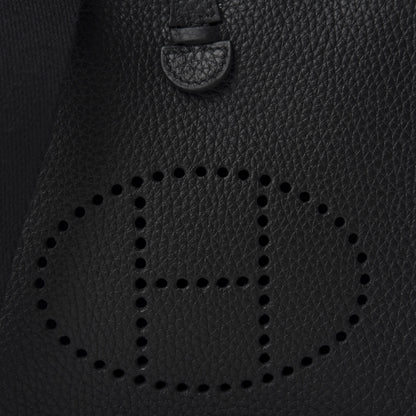 Hermes Taurillon Clemence Evelyne TPM Black 10 of 11