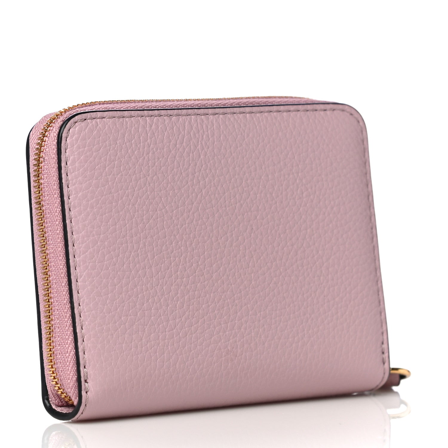 Mulberry Small Classic Grain Compact Zip Wallet Powder Pink 3 of 13