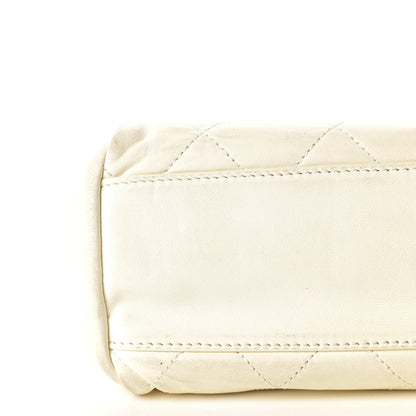 Chanel Lambskin Quilted Mademoiselle Flap White 11 of 11