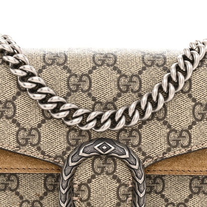 Gucci GG Supreme Monogram Mini Dionysus Shoulder Bag Taupe 8 of 11