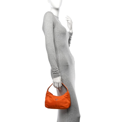Prada Tessuto Nylon Sport Mini Shoulder Bag Arancio 2 of 9