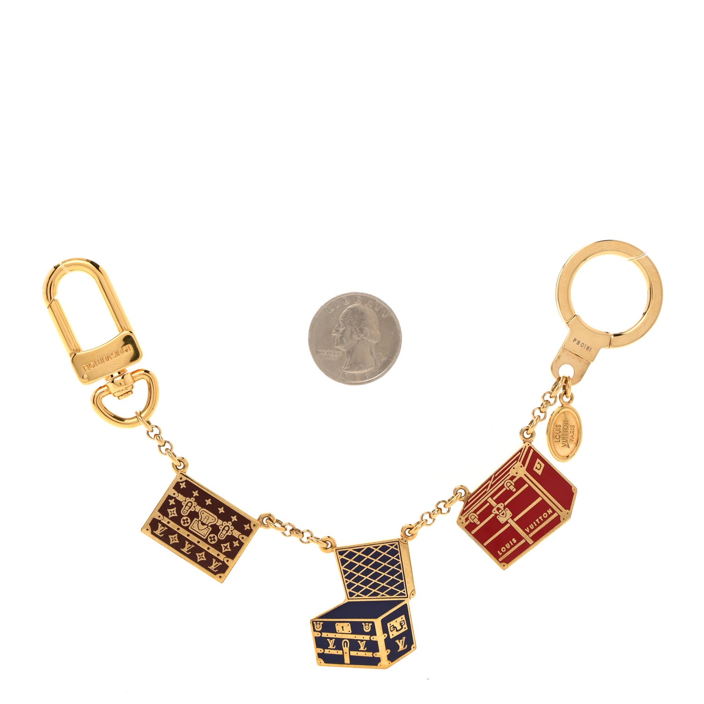 Porte Cles Malle Chaine Keychain