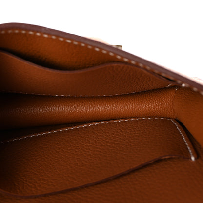 Hermes Evercolor Constance Slim Wallet Gold 5 of 8