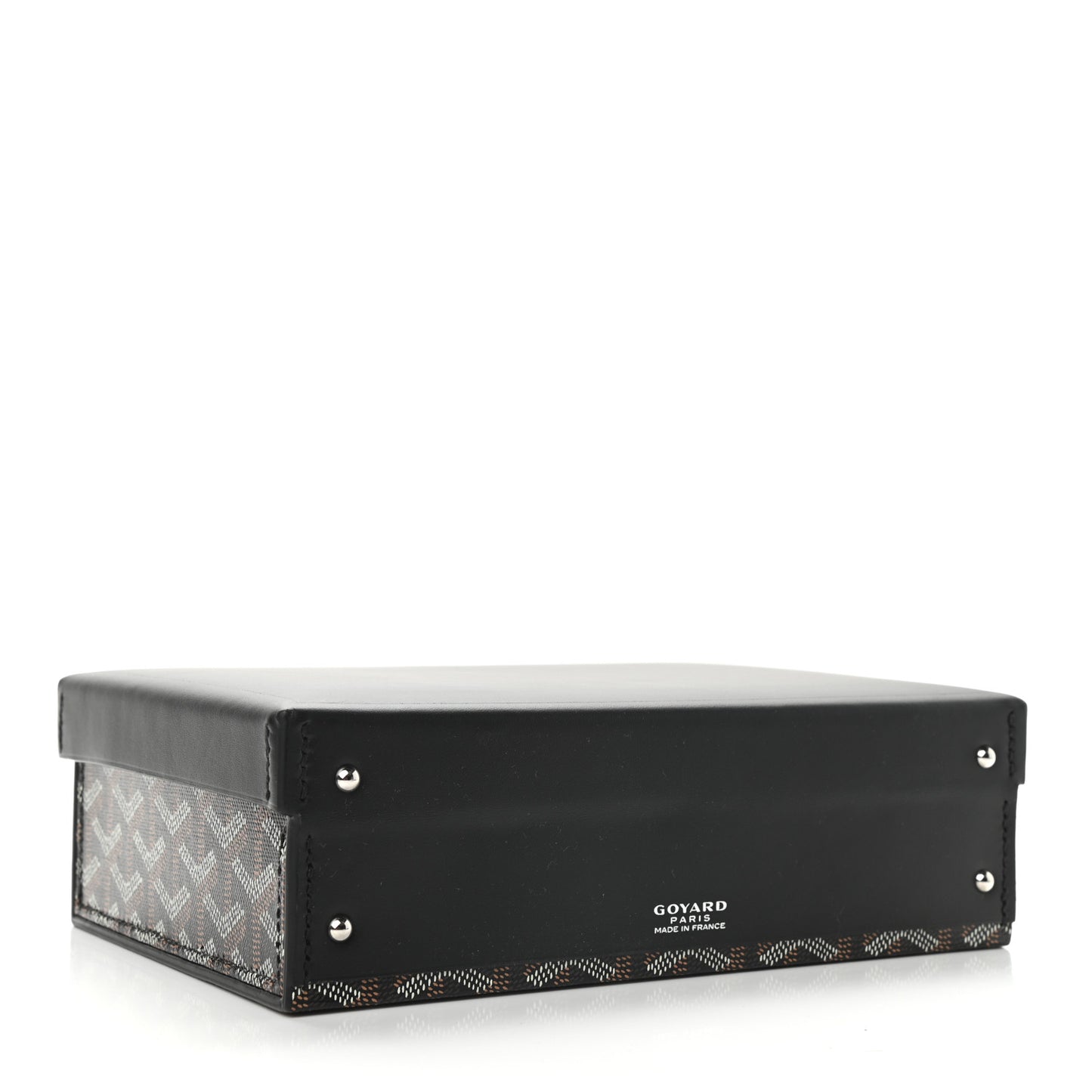 Goyardine Regina Trunk Black Gold