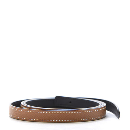 Hermes Epsom Swift 13mm Belt Strap 90 Gold Black 2 of 3