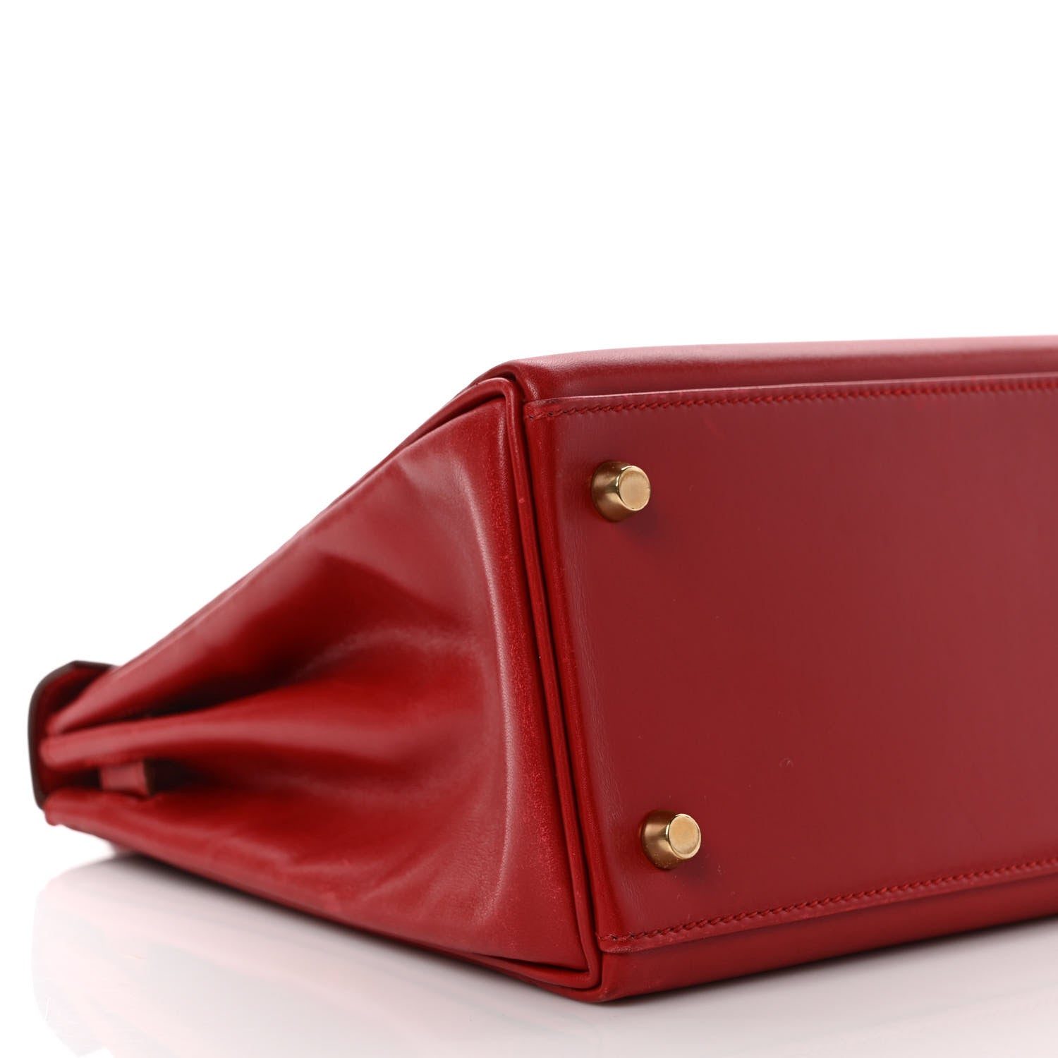 Hermes Box Kelly Retourne 28 Rouge Vif 6 of 9
