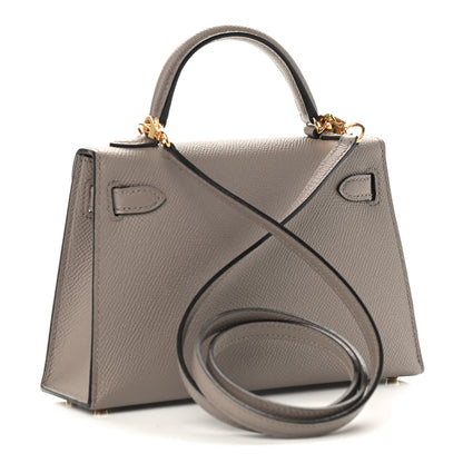 Hermes Epsom Mini Kelly Sellier 20 Gris Asphalt 3 of 8