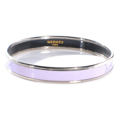 Hermes Enamel Narrow Caleche Printed Bracelet 65 Purple 1 of 5