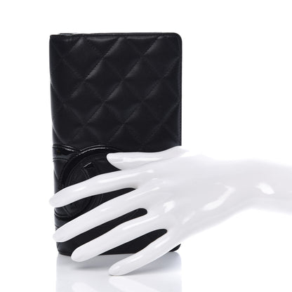 Chanel Calfskin Quilted Cambon Yen Wallet Black 2 of 11