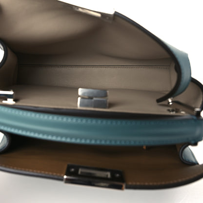 Fendi Vitello Tahiti Bi-Color Medium Peekaboo Iconic Essentially Satchel Pound Sand Nuvola 5 of 9
