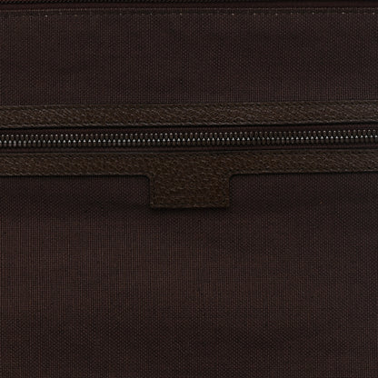 Gucci GG Supreme Monogram Textured Dollar Calfskin Web Ophidia Savoy Garment Bag Beige Ebony New Acero 5 of 9