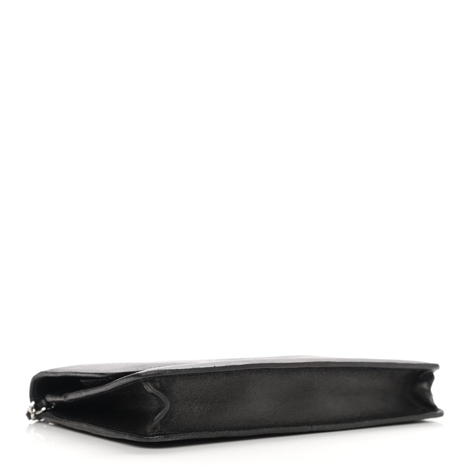 Chanel Goatskin Wallet on Chain WOC Black 3 of 12