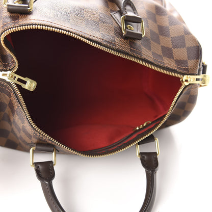 Louis Vuitton Damier Ebene Speedy Bandouliere 30 6 of 13