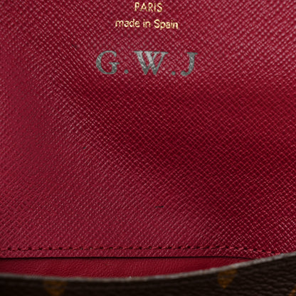 Louis Vuitton Monogram Emilie Wallet Fuchsia 9 of 11