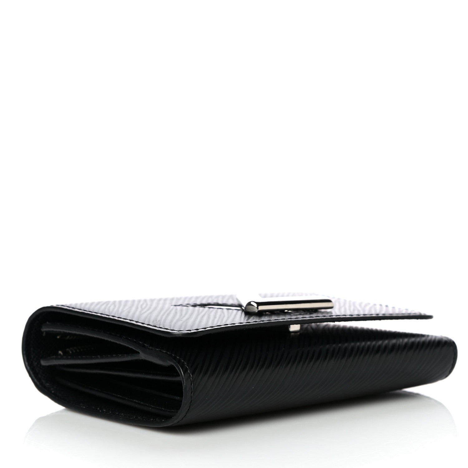 Louis Vuitton Epi Twist Compact Wallet Black 3 of 12